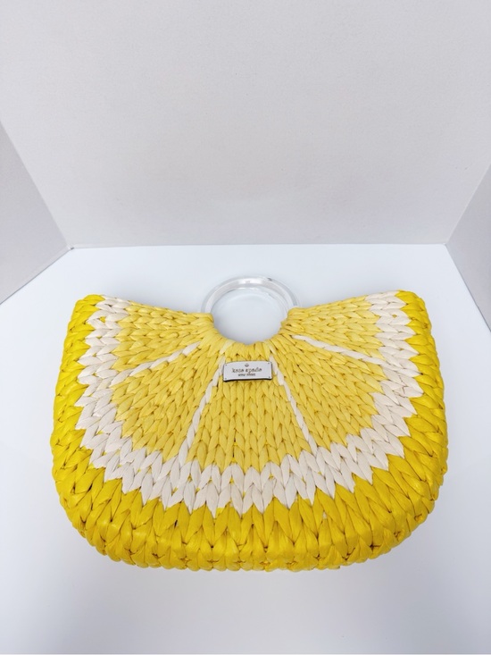 kate spade Handbags - Kate Spade - Lemon Raffia Handbag
